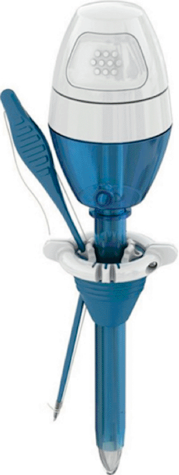 Image: The neoClose laparoscopic wound closure device (Photo courtesy of neoSurgical).